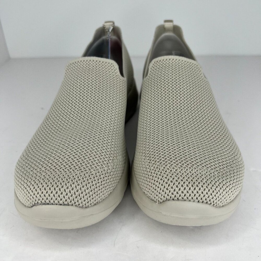 Skechers Womens 124187 Taupe Goga Mat Go Walk Joy Gen 5 Size 9.5 Slip On Shoes - Picture 3 of 10